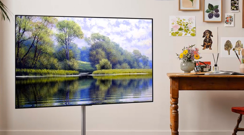 Smart Tivi OLED LG 4K 55 inch 55G1PTA - Thưởng thức hình ảnh chân thật, tự nhiên và âm thanh chuyên nghiệp nhờ công nghệ Cinema HDR