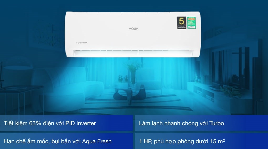 Aqua Inverter 1 HP AQA-KCRV10TK