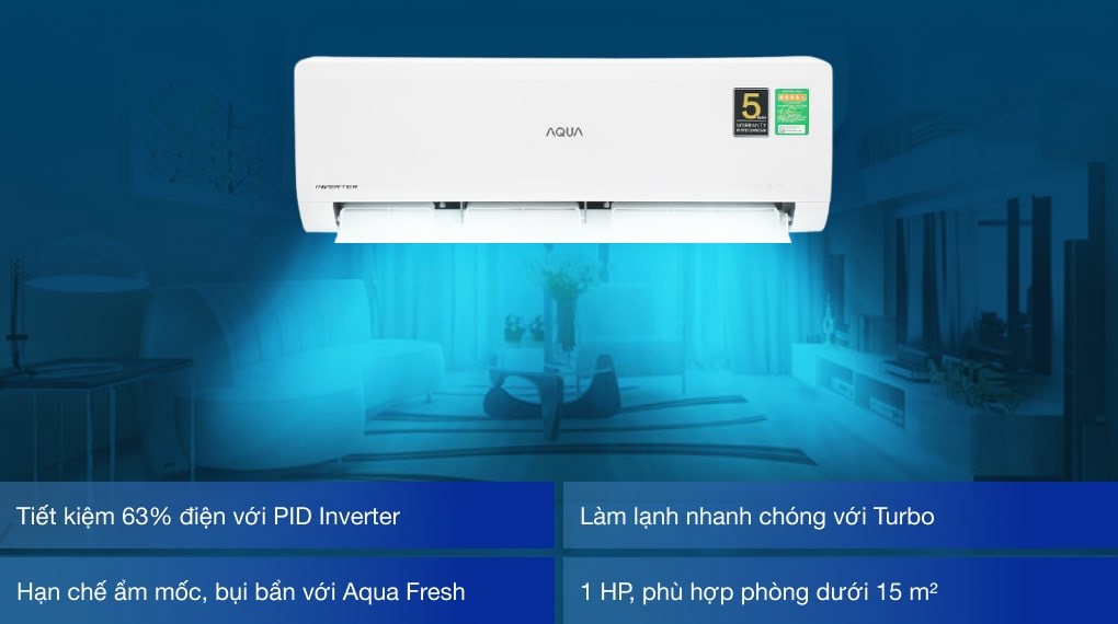 Aqua Inverter 1 HP AQA-KCRV10WNZA