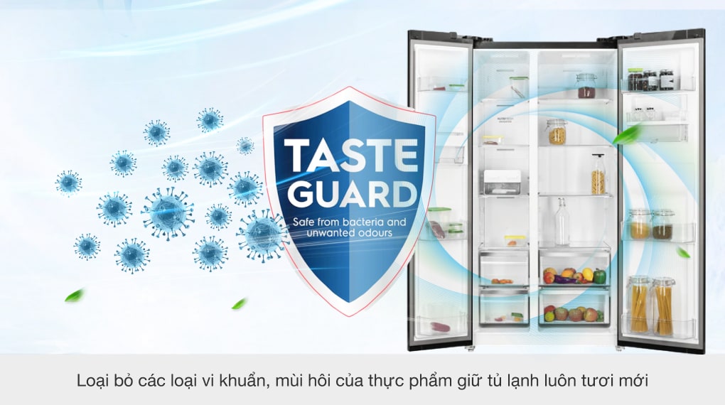 Tủ lạnh Electrolux Inverter 619 lít ESE6645A-BVN - Kháng khuẩn TasteGuard