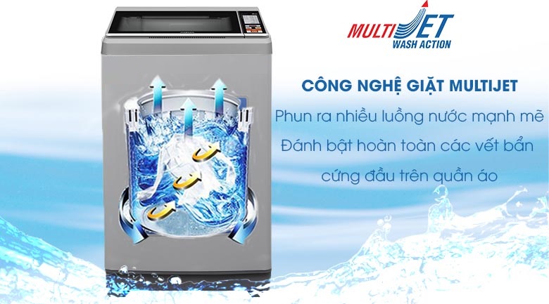Máy giặt Aqua 9 Kg AQW-S90CT H2 - Công nghệ MultiJet