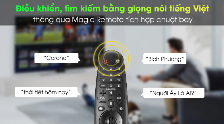 Tivi LED LG 75UP7750PTB - Magic remote
