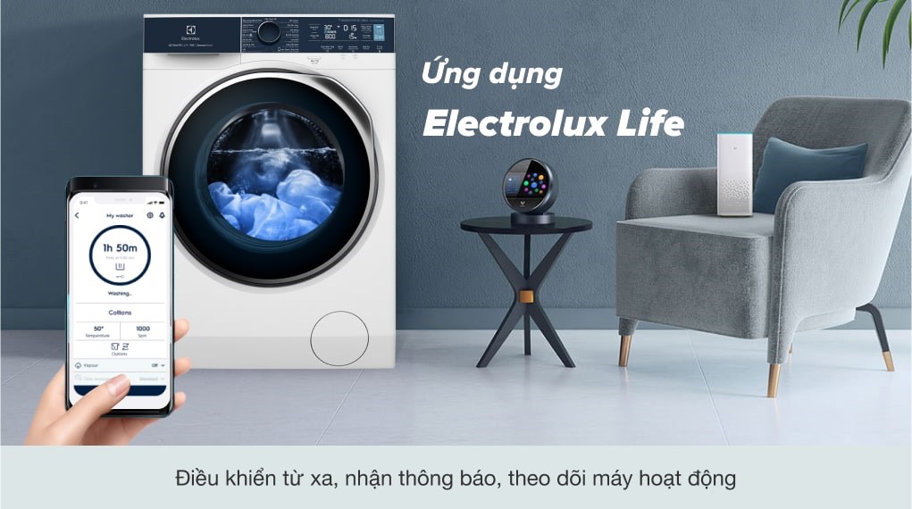 Máy giặt Electrolux Inverter 10 kg EWF1042Q7WB  - Ứng dụng Electrolux Life