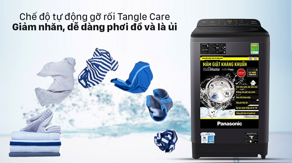 Máy giặt Panasonic 9 Kg NA-F90A9BRV- Tangle Care