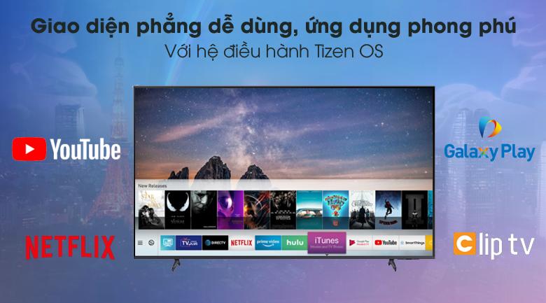 Tizen OS - Smart Tivi Samsung 4K 60 inch UA60AU8000