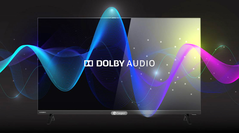 Smart Tivi Casper 32 inch 32HX6200 - Trải nghiệm âm thanh như trong rạp hát ngay tại ngôi nhà mình với công nghệ Dolby Audio