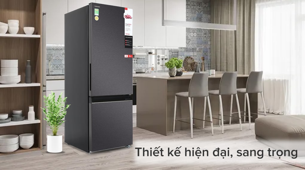 Tủ lạnh Toshiba Inverter 325 lít GR-RB410WE-PMV(37)-SG - Thiết kế hiện đại