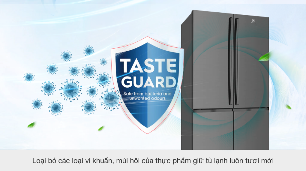 Tủ lạnh Electrolux Inverter 541 lít EQE6000A-B  - Khử mùi Taste Guard