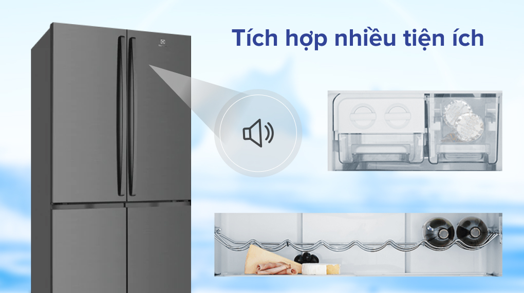 Tủ lạnh Electrolux Inverter 541 lít EQE6000A-B - Tiện ích đi kèm